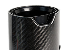 Carbon Fibre Exhaust Tip for BMW 3 Series F30 F31 55-59mm pipe Gloss Black Inner
