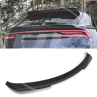 Rear Roof Spoiler Lip Gloss Black Wing Extension For AUDI Q8 SQ8 RSQ8 2018+