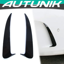 Glossy Black Rear Canards Air Vent Cover Trim For Mercedes W205 Sedan C63 AMG 2015-2020 pz19