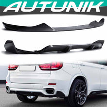 Bumper Front Lip + Rear Diffuser Aero Body Kits Carbon Fiber For 2014-2018 BMW X5 F15 M Sport Bumper