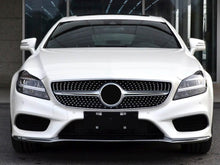 3Pcs Front Bumper Lip Moulding Trim Chrome For Mercedes Benz CLS W218 AMG Line 2015-2018