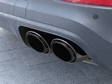 Black Exhaust Tips for Porsche Cayenne S GTS Turbo S 958 V8 2015-2017