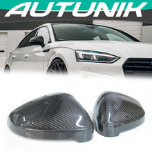 Carbon Fiber Side Mirror Cover Caps Replacement for Audi B9 A4 S4 RS4 A5 F5 S5 RS5 2018+ W/O Lane Assist od41