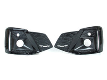 Black Front Bumper Fog Light Grilles Cover For Audi A5 S5 F5 S Line 2020+