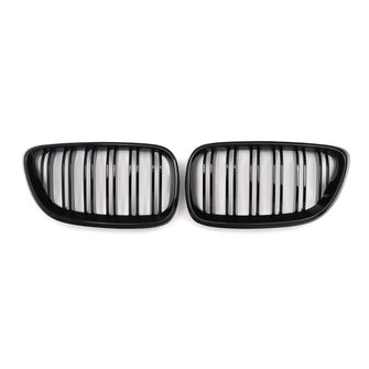 Gloss Black Kidney Grille Grill For BMW 2 Series F22 F23 14-18