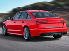 S6 Style Rear Diffuser Gloss Black For Audi A6 C7 4G S-Line 2015-2018