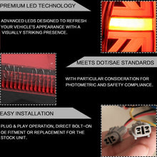 Full LED Red Tail Lights For BMW MINI Countryman R60 10-16 Rear Lamps