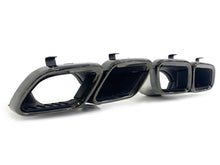 Gloss Black Quad Exhaust Tips for Mercedes-AMG GT GT-S GT-C 2020+ Facelift C190 X290