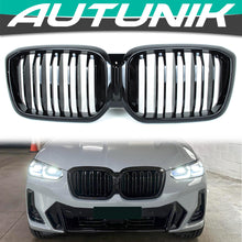 Glossy Black Front Kidney Grille Grill for BMW X3 G01 X4 G02 2022+