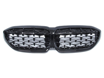 Black Diamond Front Kidney Grille Grill for BMW G20 G21 W/O Camera