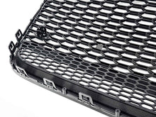 Glossy Black Front Mesh Grille Grill For Audi A6 S6 C7 2011-2014