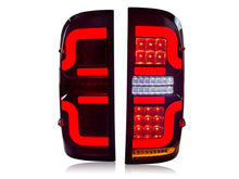 Pair Smoked Black LED Rear Tail Light Lamp For Toyota Hilux 7th SR SR5 2005-2014