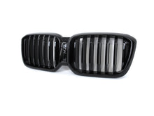 Glossy Black Front Kidney Grille Grill for BMW X3 G01 X4 G02 2022+ w/Camera