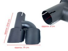 60mm Matte Carbon Exhaust Tips For Audi A4 A5 A6 A7 55-59mm Pipes