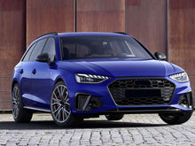 Black Front Bumper Fog Light Grilles Cover For Audi A4 S4 B9 S Line 2020+ w/ ACC