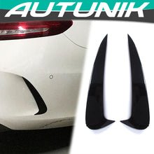 Rear Side Vents Trims Covers Glossy Black for Mercedes Benz W205 Coupe C205 C43 AMG pz15