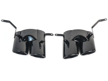 Gloss Black Rear Diffuser w/ Exhaust Tips For 2020–2024 Audi A4 B9.5 Non S-Line