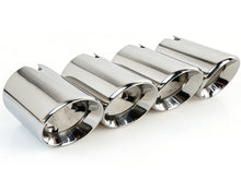 4x Chrome Exhaust Pipe Tail Muffler Tips For BMW F87 M2 F80 M3 F82 F83 M4 60mm Pipes