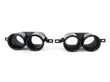 Gloss Black Exhaust Tips Pipes for BMW G20 Sedan Sport Bumper 19-22