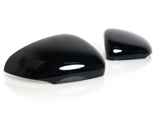 L+R Glossy Black Wing Mirror Cover Caps for Mercedes A Cl. W177 V177 CLA C118 X118 19-23