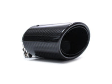 63-66mm Carbon Black Inlet Exhaust Tips Muffler Pipe Black For Audi A3 A4 A5 A6 A7 A8 Universal et120