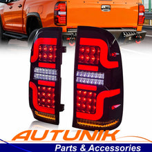 Pair Smoked Black LED Rear Tail Light Lamp For Toyota Hilux 7th SR SR5 2005-2014