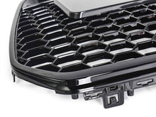 Glossy Black Front Mesh Grille Grill For Audi A6 S6 C7 2011-2014