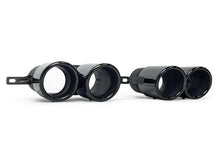 Gloss Black Exhaust Tips Pipes for BMW G20 Sedan Sport Bumper 19-22