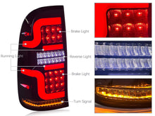 Pair Smoked Black LED Rear Tail Light Lamp For Toyota Hilux 7th SR SR5 2005-2014