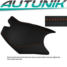 Design 3 Grip Vinyl Orange Ds St Custom Front Rider Seat Cover For KTM RC8