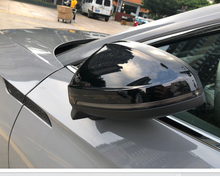 Glossy Black Side Mirror Cover Caps for Audi B9 A4 S4 RS4 A5 F5 S5 RS5 2018-2022 With Lane Assist mc72