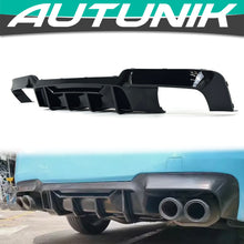 Gloss Black Rear Bumper Diffuser Lip For BMW 5 Series F10 12-16