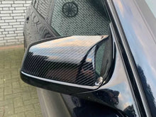 L+R Carbon Look O/S Wing Mirror Cover Caps for BMW 5 Series E60 E61 6 Series E63 E64 LCI 08-11