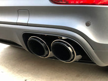 Chrome Exhaust Pipes Muffler Tips GTS Style for Porsche Macan Base 2.0L Engine 2019-2024