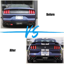 Rear Spoiler Wing Gloss Black For Ford Mustang 2015-2022