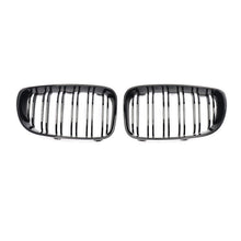 Kidney Grill Grille Gloss Black Dual Slat For BMW E81 E82 E87 E88 1 Series 08-13