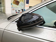 Glossy Black Side Mirror Cover Caps for Audi B9 A4 S4 RS4 A5 F5 S5 RS5 2018-2022 With Lane Assist mc72