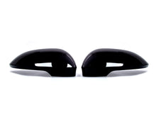 Glossy Black Side Mirror Cover Caps Replacement for VW Golf MK8 2022+ No Assist