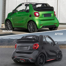 2015-2020 For Mercedez Smart 453 Fortwo Forfour LED Tail Lights  Smoked Clear