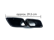 Black Exhaust Pipe Muffler Tips for Mercedes Benz C-Class W205 C205 A205 S205 C63 AMG 2015-2018 et70