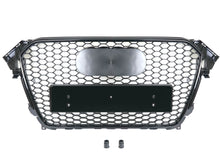 Gloss Black Honeycomb Front Grille Grill for AUDI A4 S4 B8.5 2012-2015 fg89