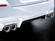 Gloss Carbon Fiber Dual Exhaust Tips Silver for BMW 5 Series F10 F11 55-59mm Pipes