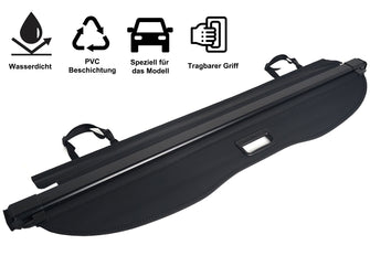 Parcel Shelf Boot Load Luggage Cover Blind Trunk Black for Subaru Forester IV SJ 12-18 sc13