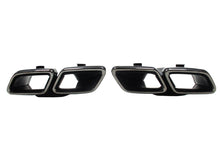 Black Exhaust Pipe Muffler Tips for Mercedes Benz C-Class W205 C205 A205 S205 C63 AMG 2015-2018 et70