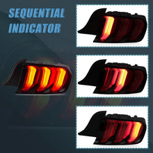 Red LED Tail Lights For 2015-2020 Ford Mustang FM FN GT S550 W/5 Modes