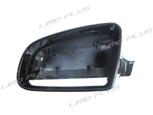 Side Mirror Cover Caps Replacement Glossy Black For AUDI A4 B6 B7 2002-2008 A6 2005-2008 mc53