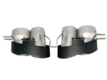 Matte Carbon Fiber Exhaust Tips for Audi RS6 C7 C8 RS7 Akrapovic Style Tailpipes