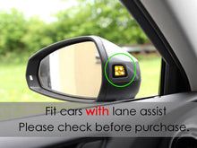 Side Mirror Cover Caps Replacement Glossy Black For Audi A6 C7 S6 RS6 With Lane Assist 12-18