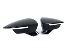 Glossy Black Side Mirror Cover Caps Replacement for SEAT Leon 5F Arona Ibiza KJ