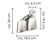 Black Diffuser Chrome Exhaust Tips For Audi A5 B9 S-line 2020-2023